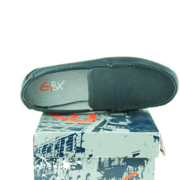 Men Black Fabric Loafer Slip-on's - Picture 6 of 7